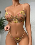 Eross set Flowers XS/S Nude