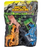 Set 6 Figurine Animale Africane Cauciuc pentru Copii, Realist, Peste 3 Ani