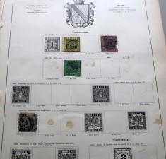 Lot 4 timbre vechi Baden (German States), 3 Kreuzer și 1 Kreuzer, Germania 1853&ndash;1857 -A42
