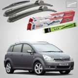 Cumpara ieftin Ștergătoare Toyota Avensis Verso M2 MPV 2001-2009 | Set Față și Spate Flat &ndash; TeamCar&reg;