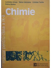 Luminita Ursea - Chimie. Manual pentru clasa a IX-a (Editia: 1999) foto