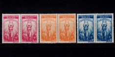 RO 1948 LP 232 &amp;quot;Constitutia RPR &amp;quot;, pereche ,MNH - 1Leu cu mici cute foto