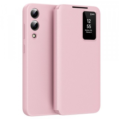 Husa pentru Samsung Galaxy S25 Edge S937, Techsuit, SmartView, Roz foto