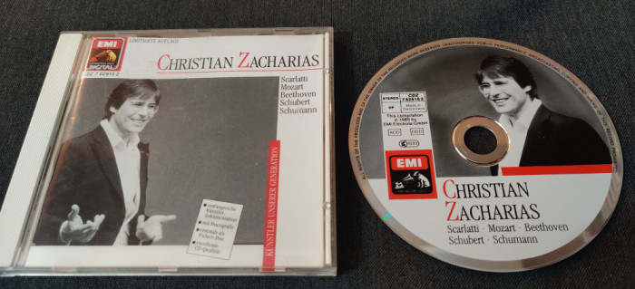 Christian Zacharias - Scarlatti, Mozart, Beethoven... EMI CD COMANDA MIN 100 RON