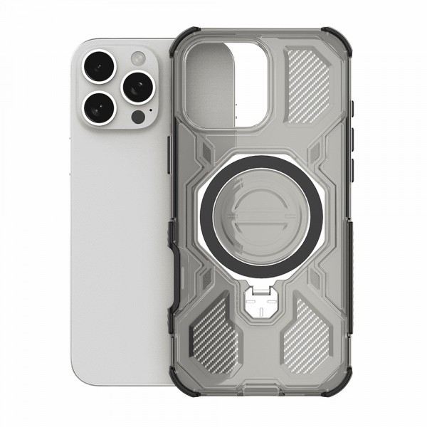 Husa pentru Motorola Edge 60 Fusion / Edge 60, Techsuit, Carbon Shield Pro, Neagra Deschisa
