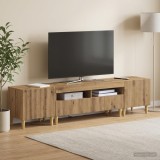 Cumpara ieftin Set de 3 piese pentru TV cu LED ARNHEM 3 buc. Stejar Artizanal