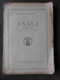 ANALE, ACADEMIA ROMANA, TOMUL L, SEDINTELE DIN 1929-1930