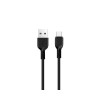 Cablu Hoco X20 USB-A la Type-C, 2.4A, 1m, negru , incarcare rapida si fiabila