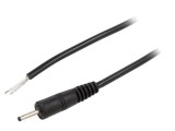 Cablu Alimentare DC Negru 1,5m 1x0,5mm2, WEST POL