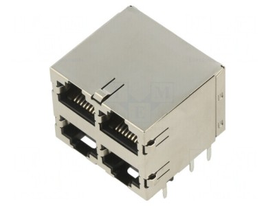 Conector RJ45 Cat5 Shielded 8P8C foto