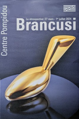 Constantin Brancusi - Leda - Afis original expozitie, 2024 foto