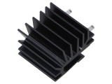 Radiator extrudat TO220 negru 25mm x 19,4mm x 28mm 9K/W FISCHER ELEKTRONIK
