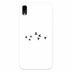 Husa silicon pentru Apple Iphone XR, Birds foto