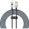 CABLU alimentare si date Baseus Unbreakable, Fast Charging Data Cable pt. smartphone, USB la USB Type-C 100W, 2m, braided aliaj zinc, alb &quot;P1035580122