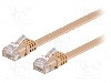 Cablu patch cord, Cat 6, lungime 15m, U/UTP, Goobay - 95883