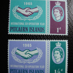 PITCAIRN ISLANDS 1965 SERIE MNH