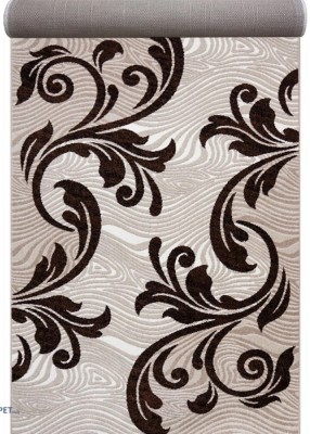 Traversa Covor, Cappuccino 16025, Bej / Maro, Latime 80 cm, Diverse Lungimi, 1700 gr/mp foto