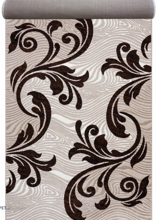Traversa Covor, Cappuccino 16025, Bej / Maro, Latime 80 cm, Diverse Lungimi, 1700 gr/mp