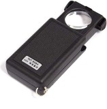 Lup? Portabil? 45X cu LED &ndash; Keychain &ndash; F?r? Baterii &ndash; Pentru Lectur?, H?r?i, Inspec?ii Fine