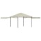 vidaXL Pavilion cu acoperiș dublu extins, 3x3x2,75 m, crem, 180 g/m&sup2;