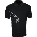 Tricou Zfish Carp Polo T-Shirt, Black, Marimea L