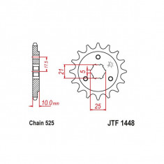 MBS Pinion fata Z13 525 JT, Cod Produs: JTF144813