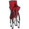 Scaune pliante 2 buc. Material textil rosu - 7