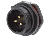 Soclu SP21 IP68 10A 500V cu şurub pentru terminale 1,5mm2