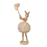 Cumpara ieftin Figurina Iepuras Paste polirasina bej maro 11x7x27 cm