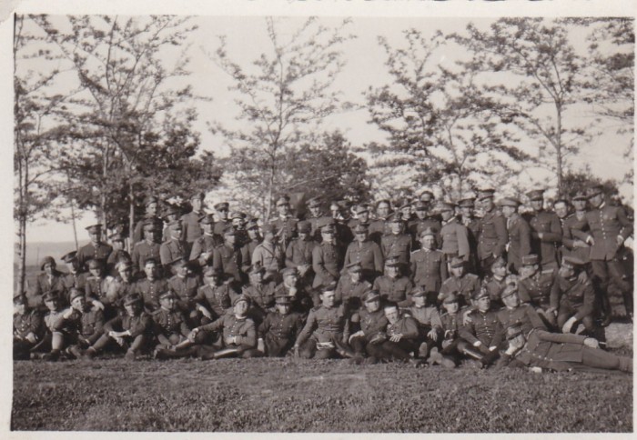 FOTO 9 OFITERI LA CURSUL PRACTIC DE LA SF.GHEORGHE iunie 1933