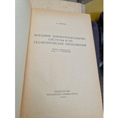 SISTEME DIFERENȚIALE EXTERNE ȘI APLICAȚII LOR GEOMTRICE - Z KARTAN (limba rusa)