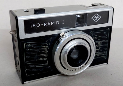 Aparat foto AGFA clasic model ISO RAPID I, produs in 1965 foto