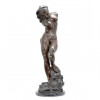 Eva-statueta din bronz cu un soclu din marmura TBA-4, Nuduri