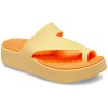 Papuci Crocs Getaway Platform Toe Loop Portocaliu - Golden Hour, 38, 39