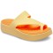 Papuci Crocs Getaway Platform Toe Loop Portocaliu - Golden Hour