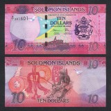 INSULELE SOLOMON █ bancnota █ 10 Dollars █ 2017 █ P-33 █ A/1 semnatura 11 █ UNC