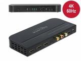 Switch HDMI 3 porturi 4K@60Hz cu extractor Audio, Delock 66498