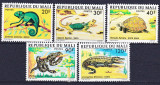 DB1 Fauna Reptile 1976 Mali 5 v. MNH