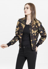 Geaca light bomber jacket camo dama Urban Classics M EU foto