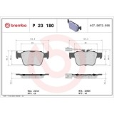 Placute frana Alfa Romeo Giulia (952 ), Stelvio (949 ); Maserati Ghibli 3 (M157), Levante Suv (M161), Quattroporte Vi, punte spate, cu senzor uzura,, BREMBO