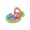 Piscina gonflabila pentru copii, de joaca, cu tobogan, 295x190x137 cm, Bestway Sing &#039;n Splash