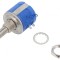 Potentiometru axial multitura 5k&Omega; 2W&plusmn;5% linear 6.3mm