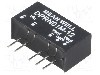 Convertor de tensiune, DC-DC, intrare 11,4...13,2V DC, iesire 12V DC, putere 1W, MEAN WELL - DPRN01M-12