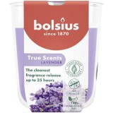 Lumanare parfumata Bolsius True Scents cu lavanda, 80 x 73 mm