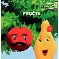 Carte de colorat cu abtibilduri - Fructe |