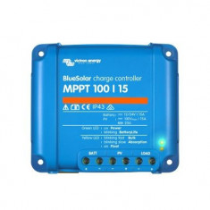 Incarcator solar 12V 24V 15A Victron Energy BlueSolar MPPT 100/15 - SCC010015200R SafetyGuard Surveillance