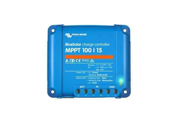 Incarcator solar 12V 24V 15A Victron Energy BlueSolar MPPT 100/15 - SCC010015200R SafetyGuard Surveillance