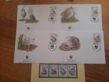 WWF - FAUNA - PASARI - PESCARUSI- TIMBRE + FDC- uri, Nestampilat