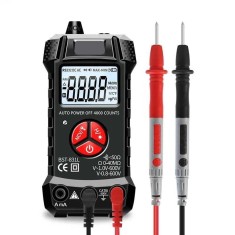 Multimetru digital autorange BST-831L, Lanterna, Afisaj LCD, NCV, Buzzer, culoare Negru &amp; Rosu