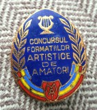 Insigna concursul formatiunilor artistice de amatori MAI